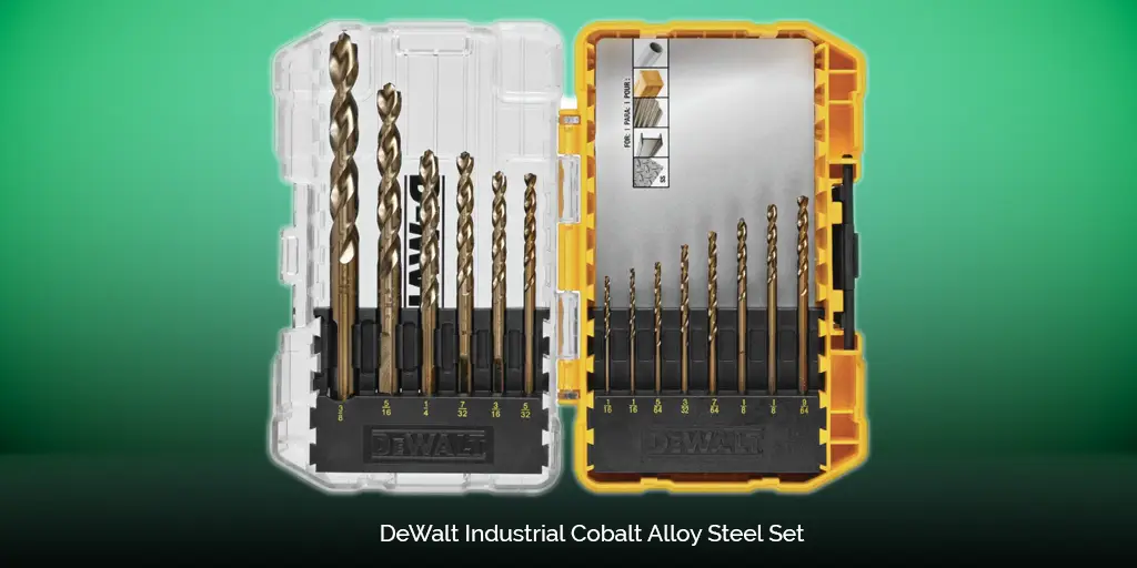 DeWalt Industrial Cobalt Alloy Steel Set