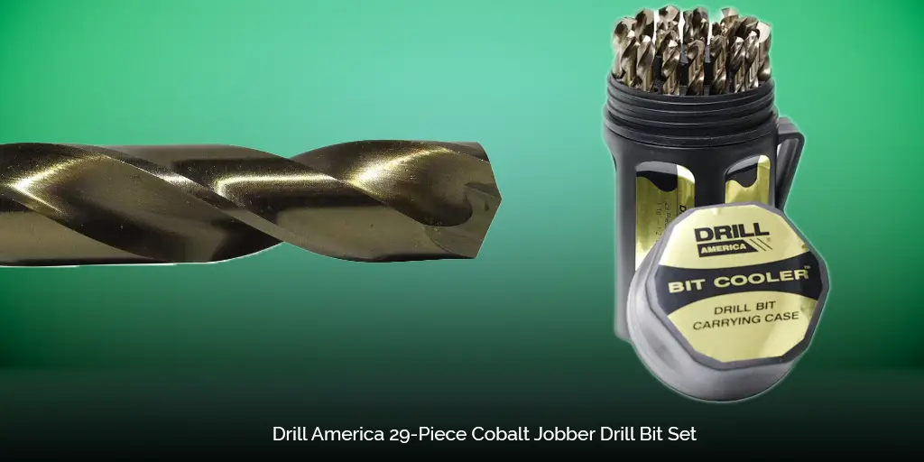 Drill America 29 Piece Cobalt Jobber Drill Bit Set