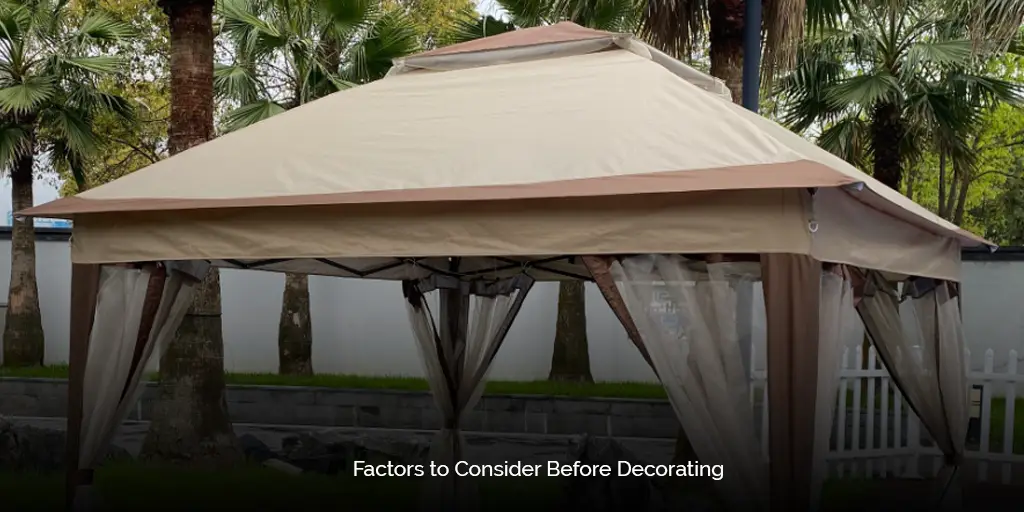 Factors to Consider Before Decorating