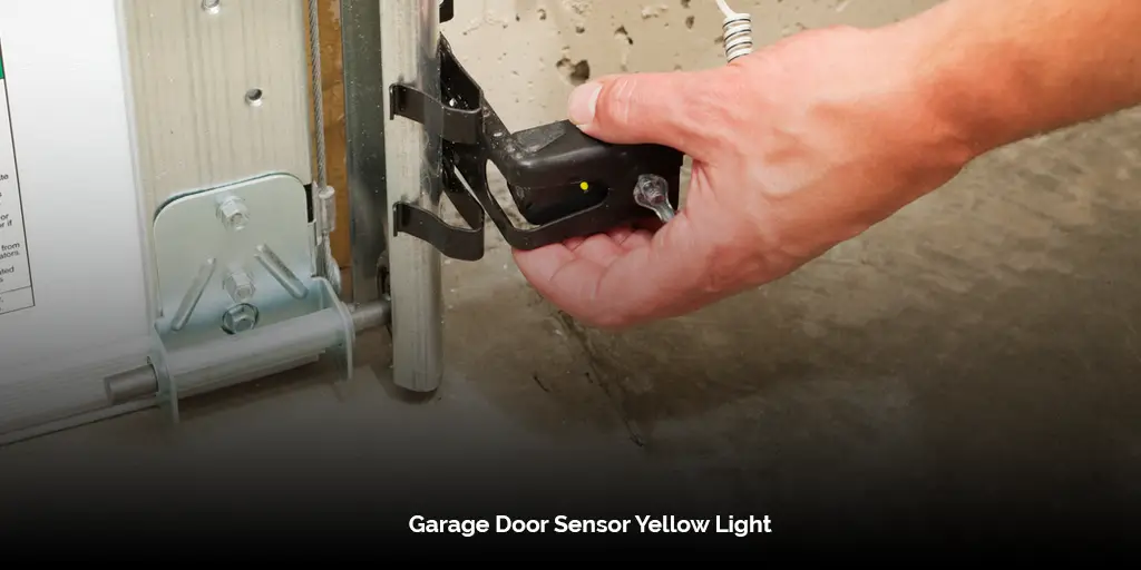 Garage Door Sensor Yellow Light