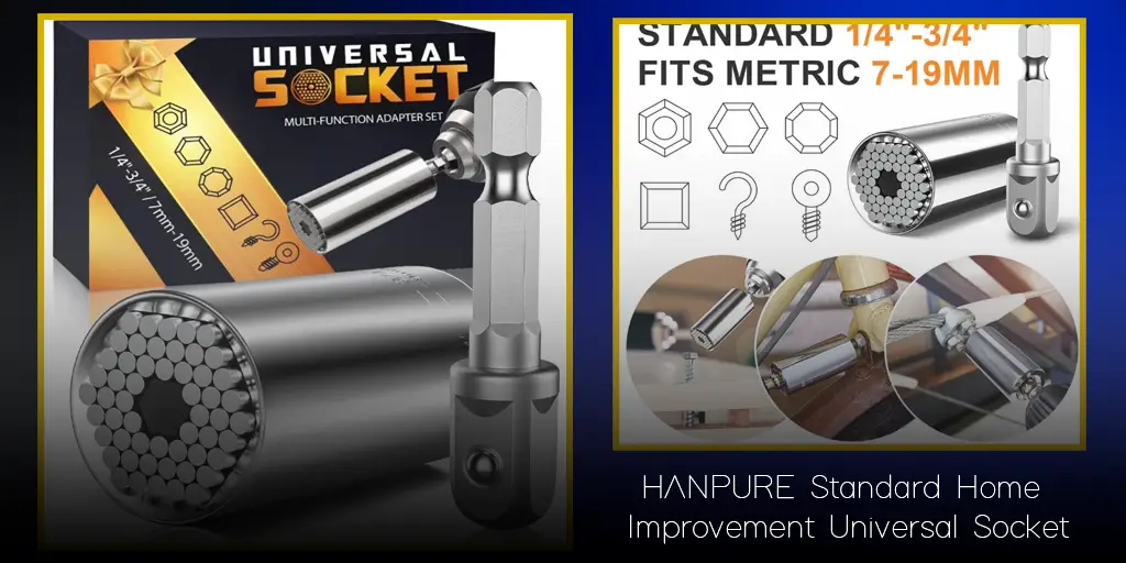HANPURE Standard Home Improvement Universal Socket