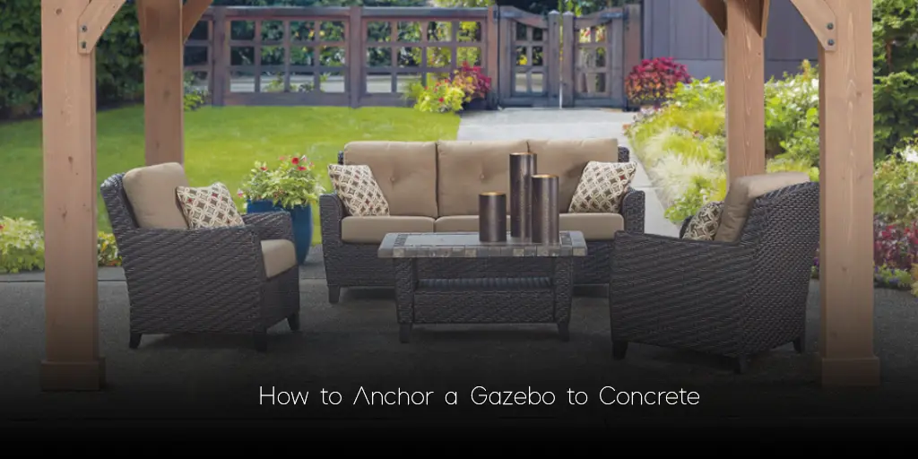 How to Anchor a Gazebo to Concrete