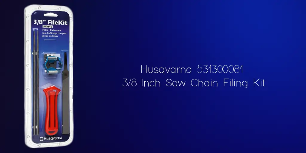 Husqvarna 531300081 38 Inch Saw Chain Filing Kit