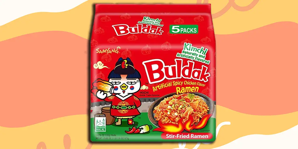 Buldak Ramen Noodles Kimchi Flavor
