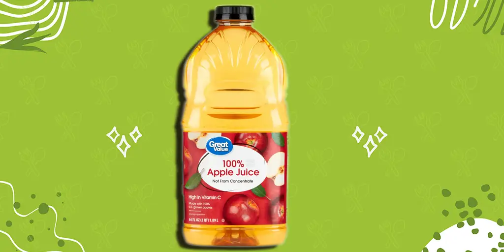 Great Value 100percent Apple Juice