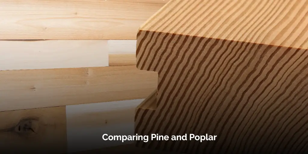 comparing pine and poplar